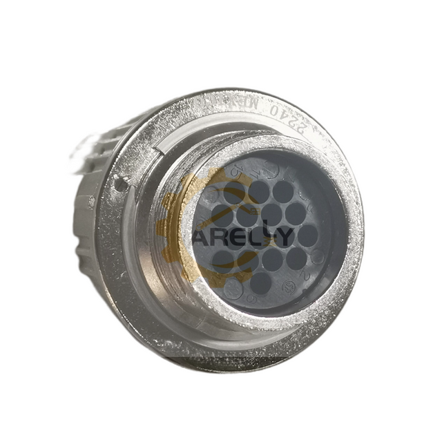 Haulotte 2440603870 METALLIC FEMALE CONNECTOR OF 16 PINS FOR HOSE